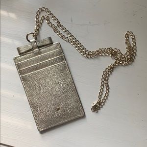 Kate spade lanyard type card holder